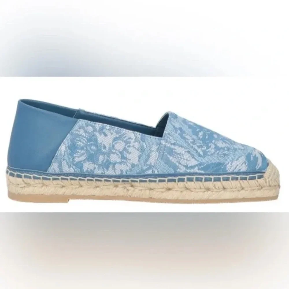 Versace Jacquard Espadrilles  Size 38.5 NIB NWT - Picture 3 of 6